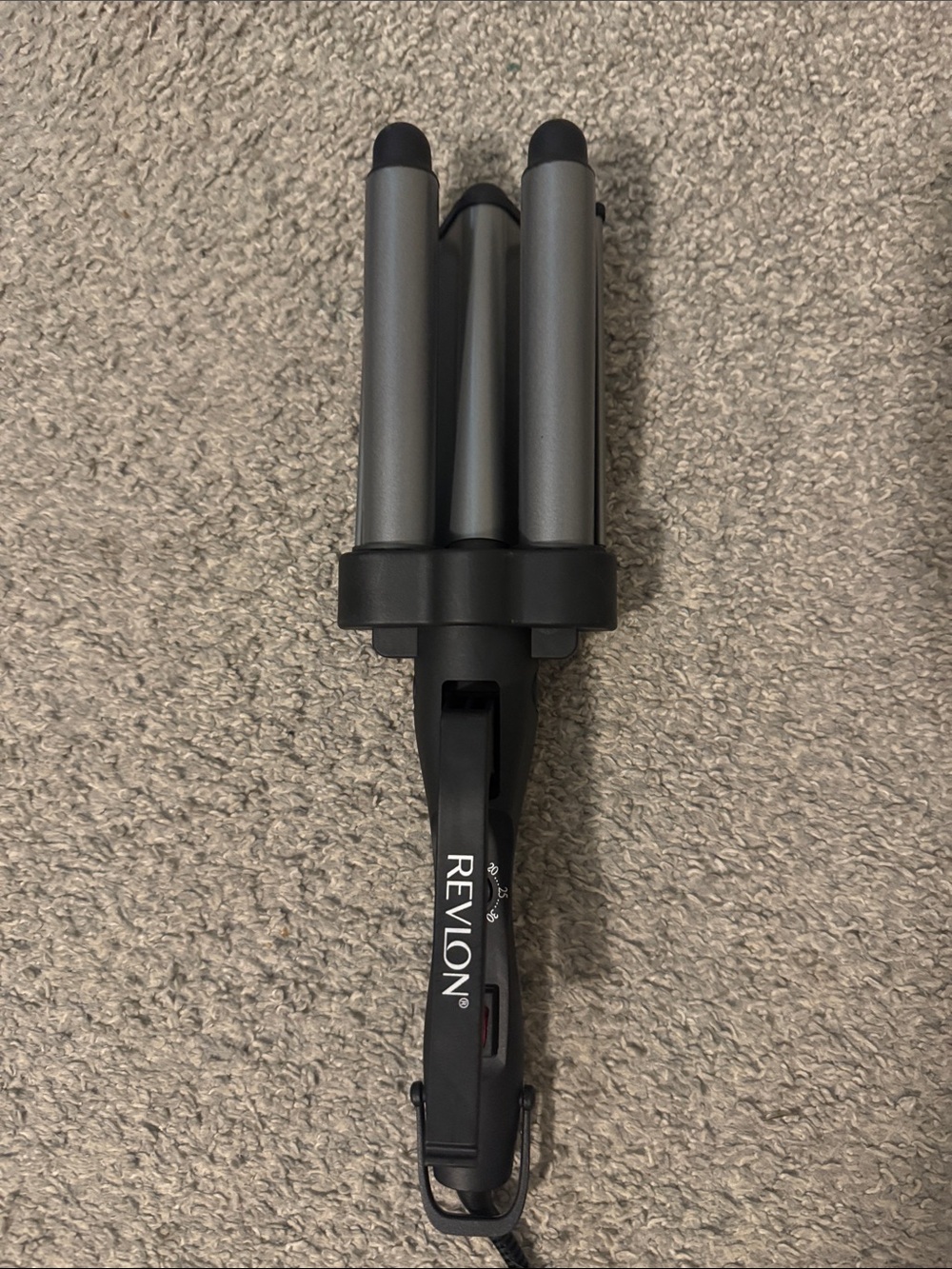 Revlon Triple Barrel Hair Waver in Silver and Black
